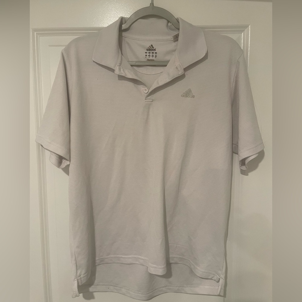 Adidas Men's Light Gray Polo Shirt